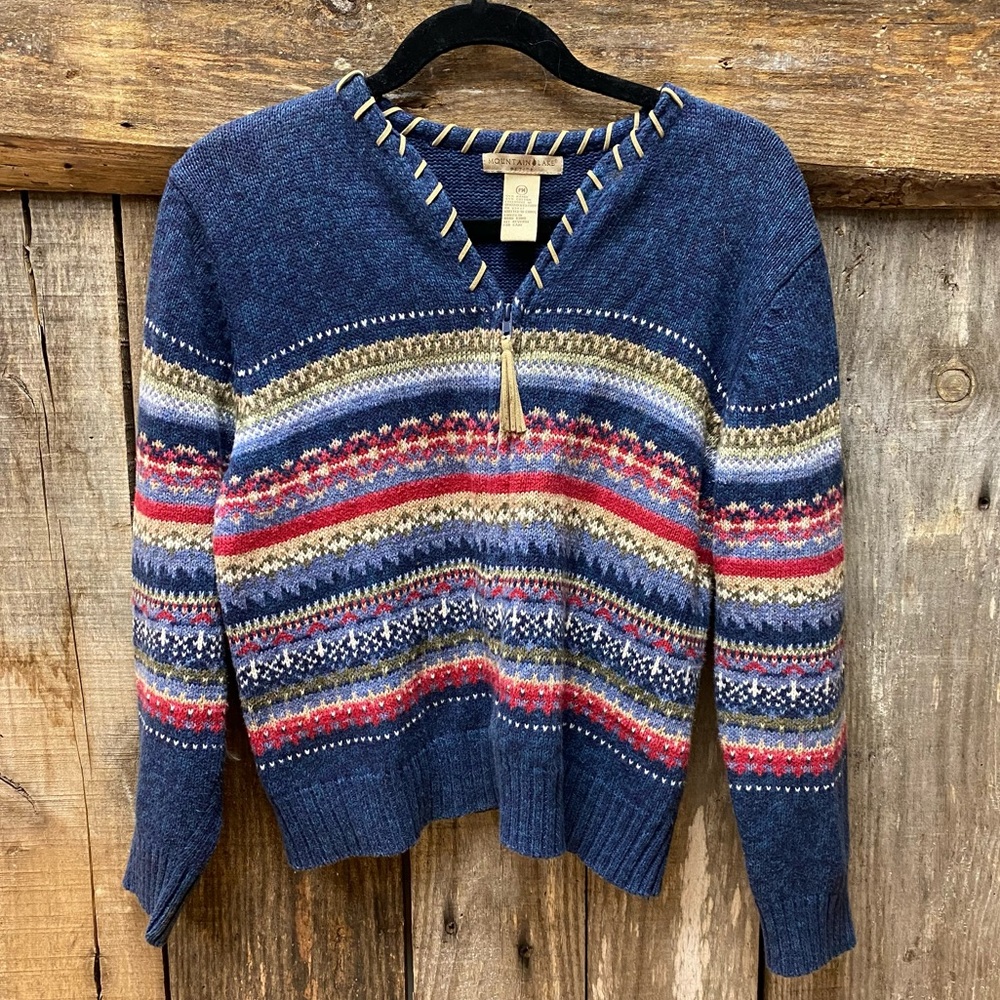 mountain lake zip up jacket petite medium